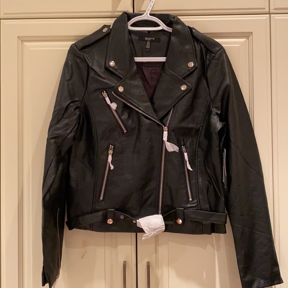 “Brunette” Pleather jacket - Picture 7 of 7
